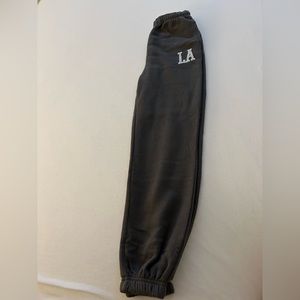 Gray LA joggers